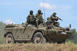 obrnené prieskumné vozidlo BRDM - 2